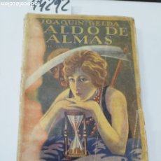 Libros: SALDO DE ALMAS.NOVELA PSICOLÓGICA - BELDA,JOAQUÍN
