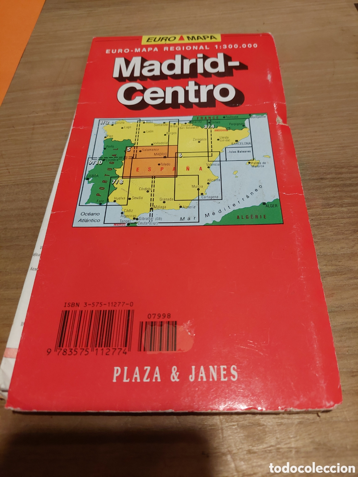 Libros: Euro mapa Madrid centro Plaza janes - Foto 1
