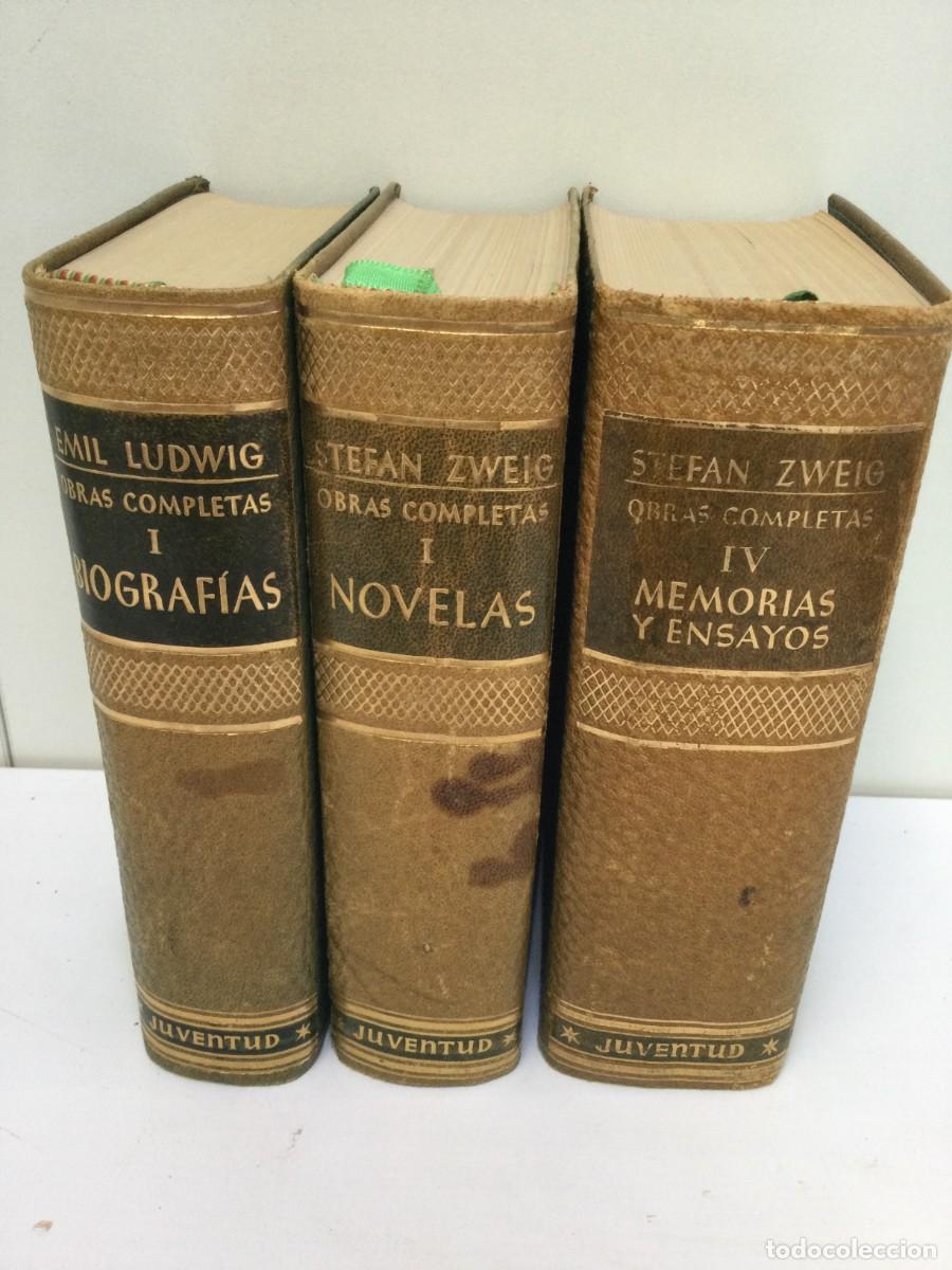 Libros: STEFAN ZWEIG 2 TOMOS-EMIL LUDWIG 1 TOMO - Foto 1