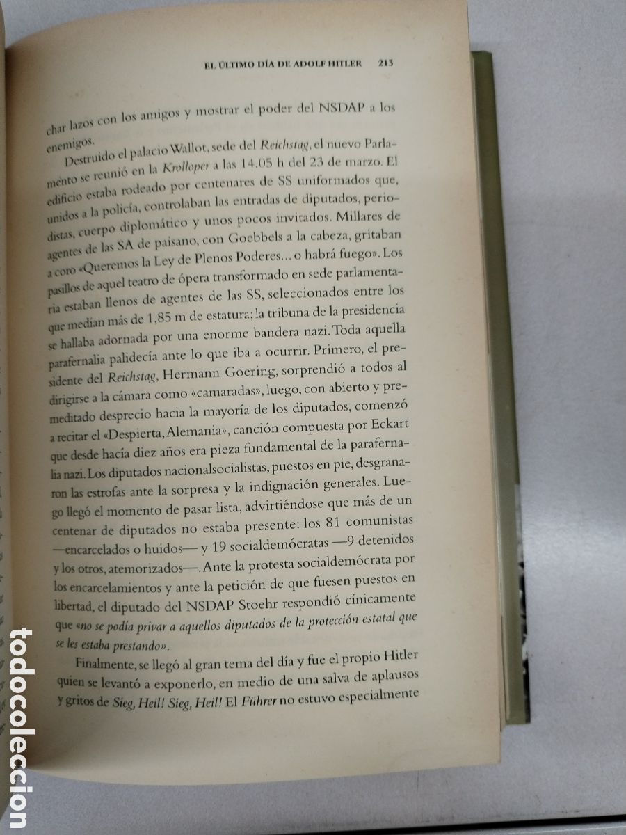 Libros: El ultimo dia de Adolf Hitler - Solar, David - Foto 3