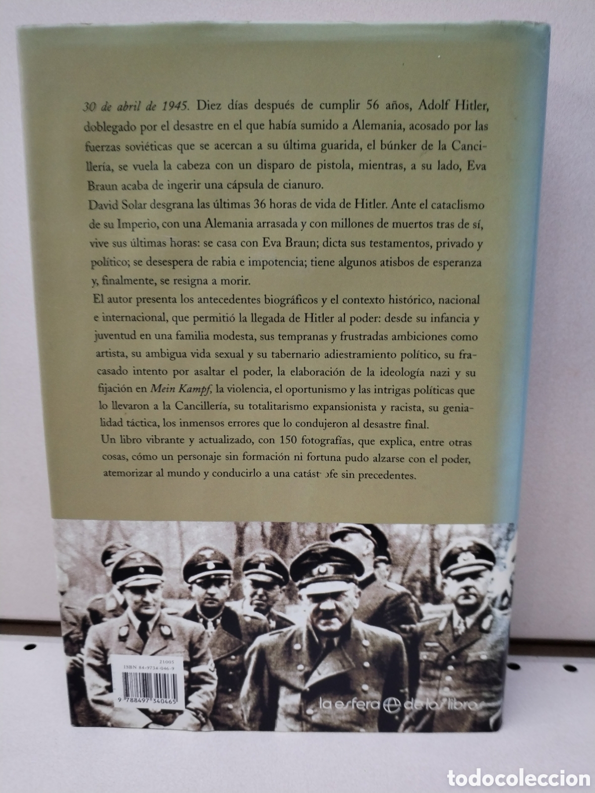 Libros: El ultimo dia de Adolf Hitler - Solar, David - Foto 2