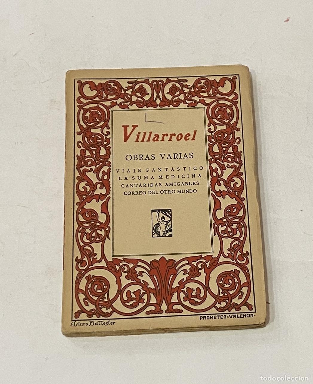 Libros: VILLARROEL., Diego de Torres. - Obras varias. - Foto 1