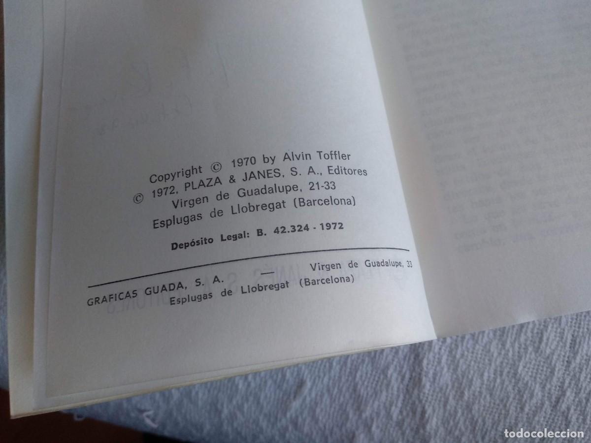 Libros: El shock del futuro.- Toffler, Alvin - Foto 3