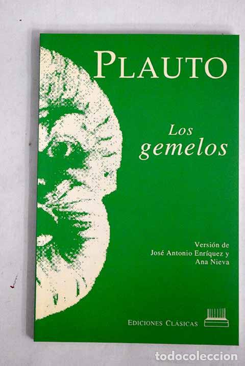 Libros: Los gemelos: Plauto: Cl&aacute;sicas..- Plauto - Foto 1