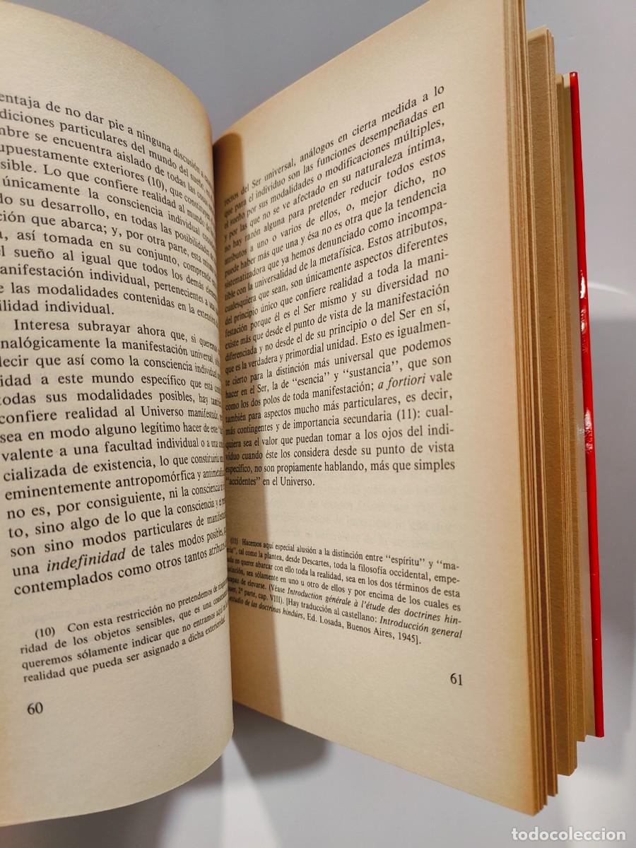 Libros: - LOS ESTADOS M&Uacute;LTIPLES DEL SER - Ren&eacute; Gu&eacute;non - Foto 8