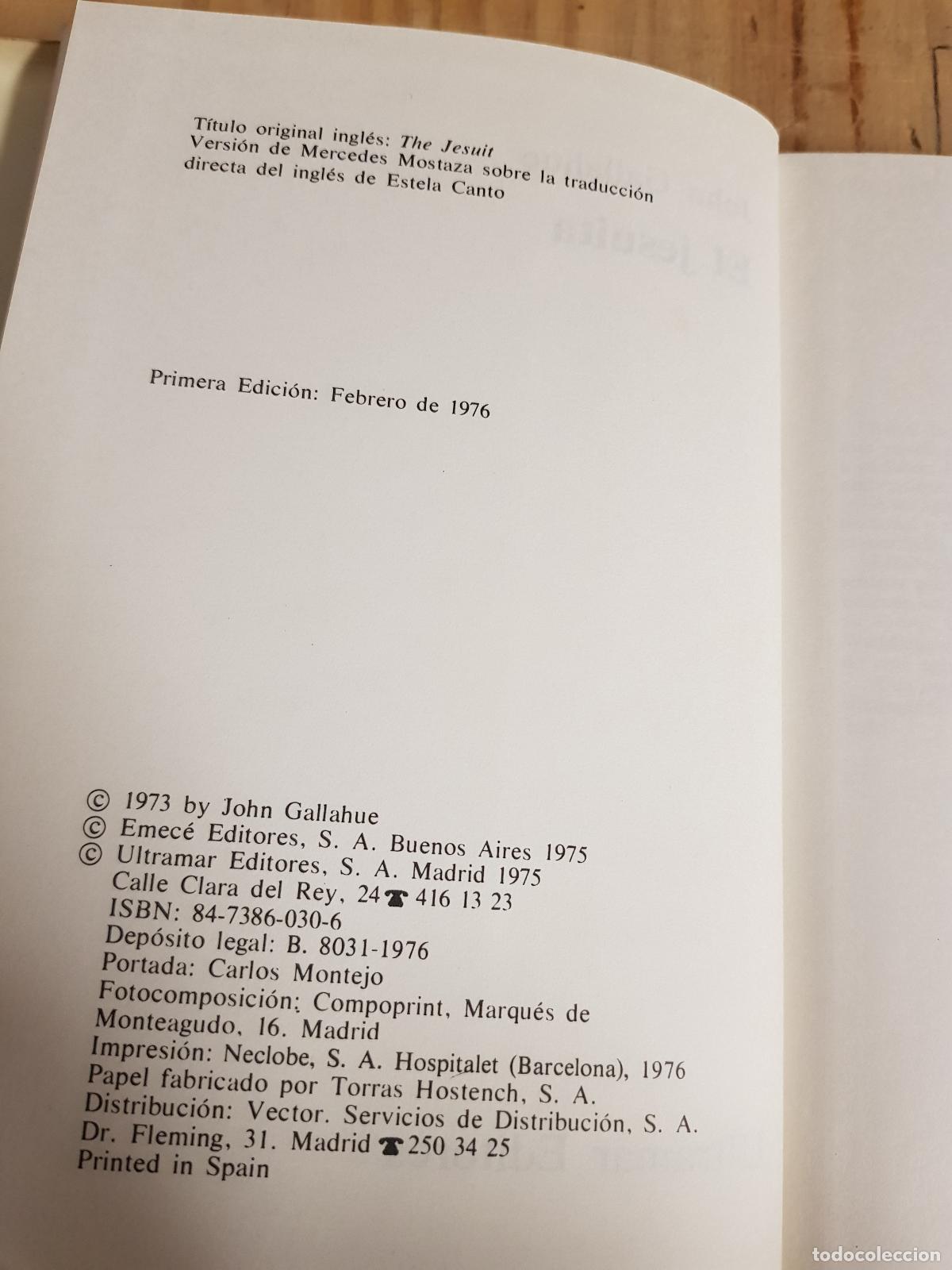 Libros: El jesuita - John Gallahue - Foto 4