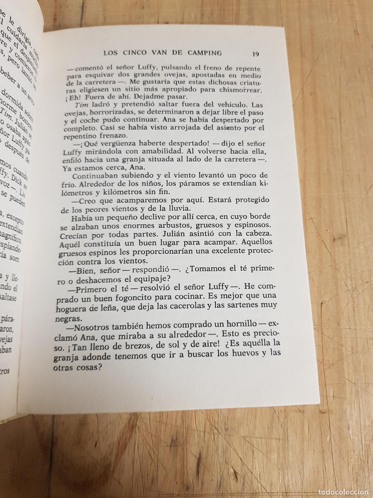 Libros: Los cinco van de camping - Enid Blyton - Foto 3