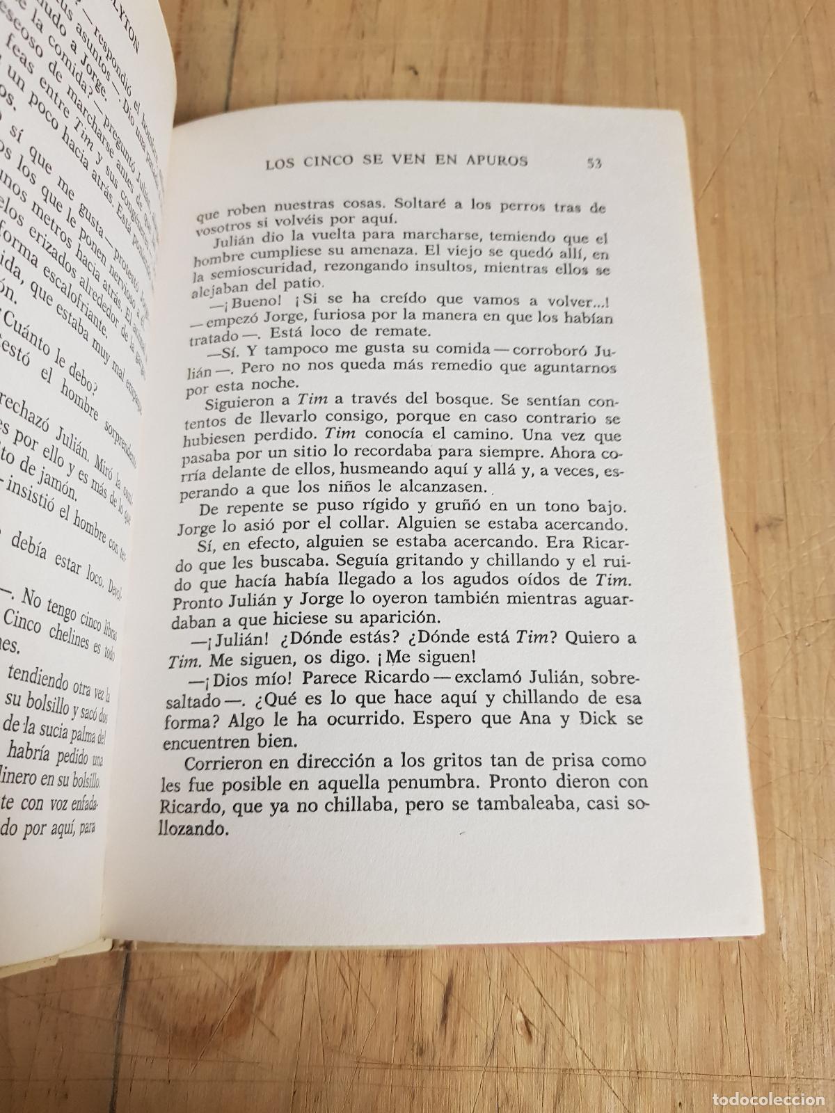 Libros: Los cinco se ven en apuros - Enid Blyton - Foto 4
