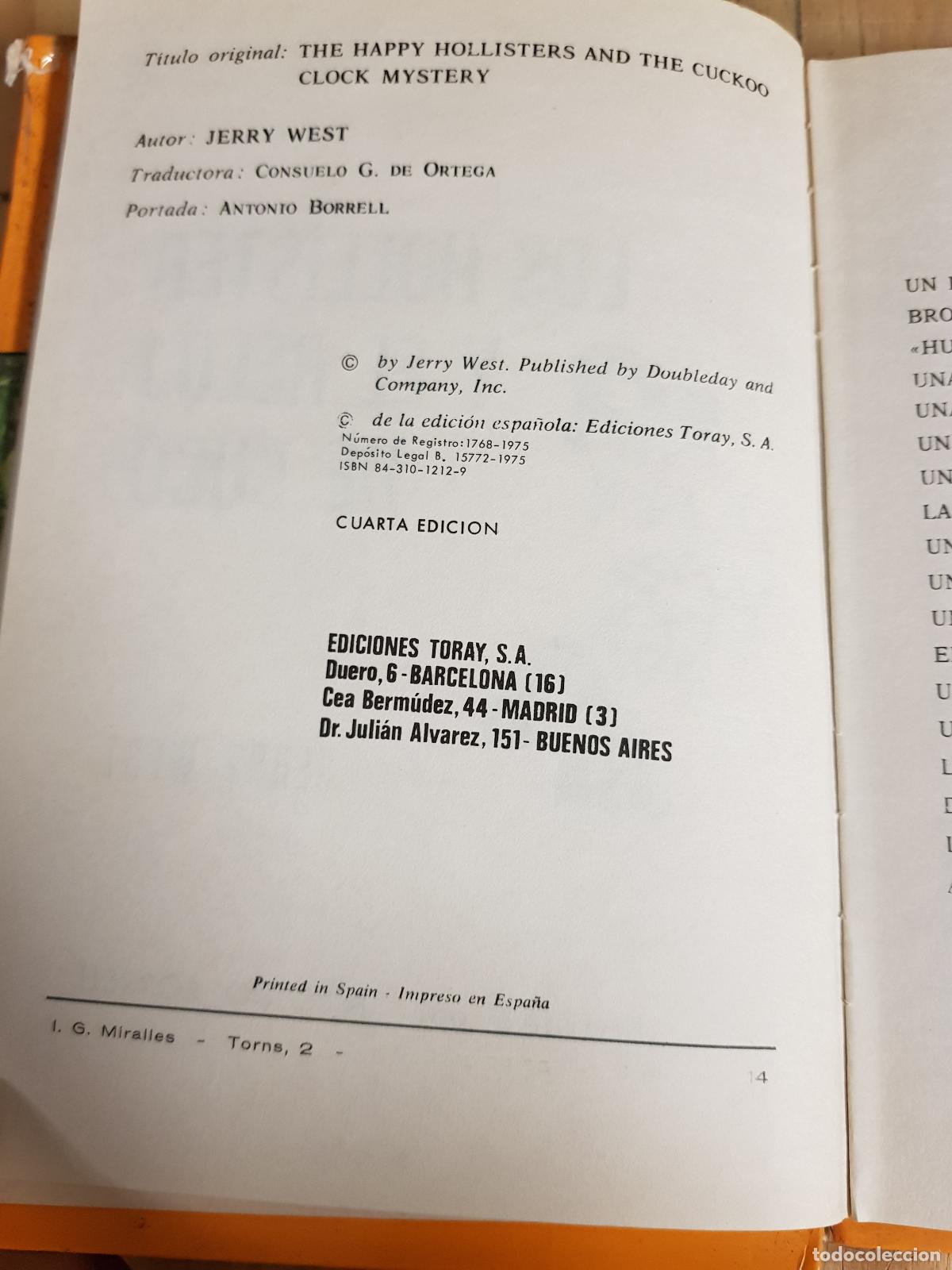 Libros: Los Holister y el reloj de cuco - Jerry West - Foto 4
