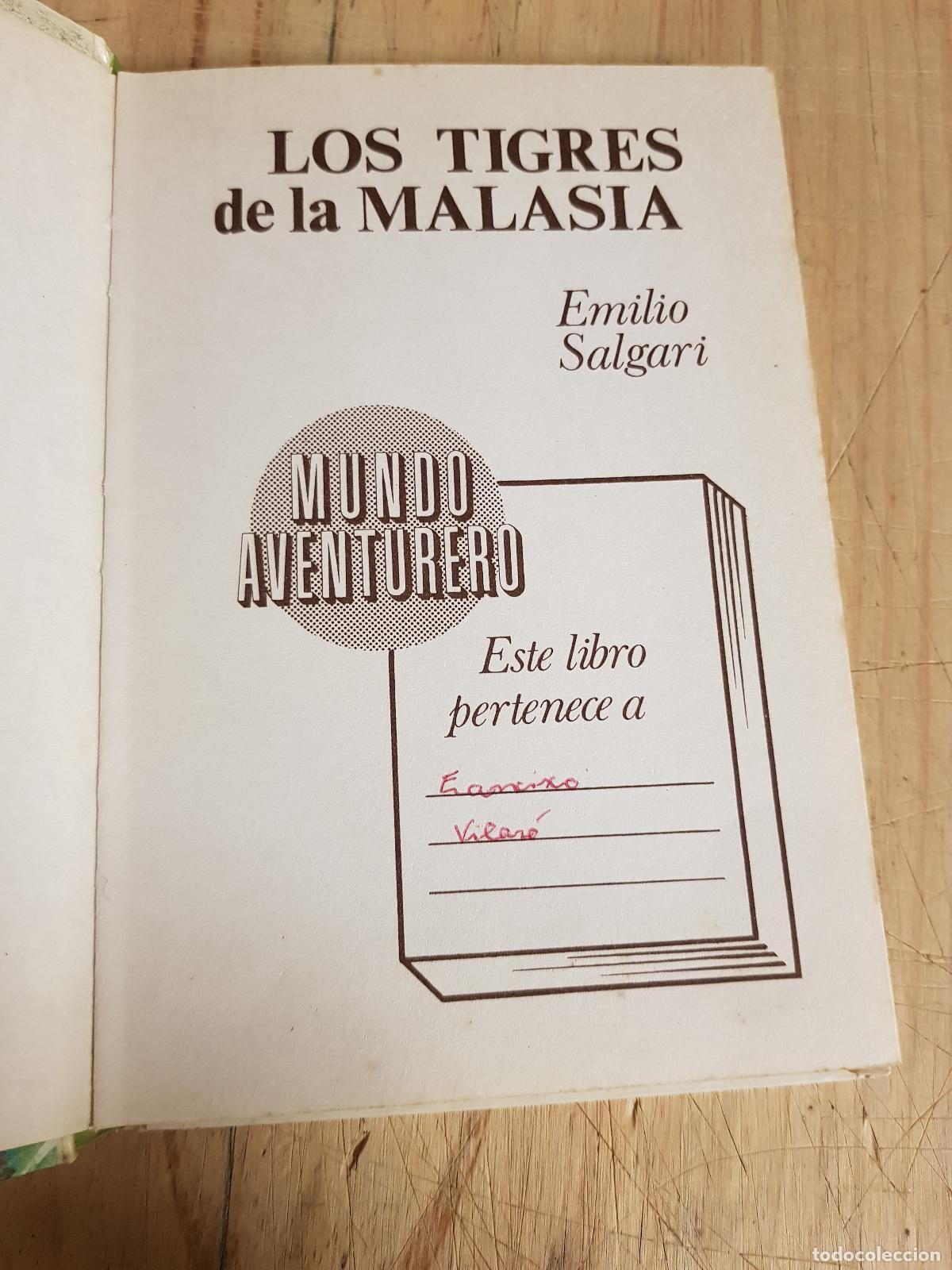 Libros: Los tigres de la malasia - Emilio Salgari - Foto 4