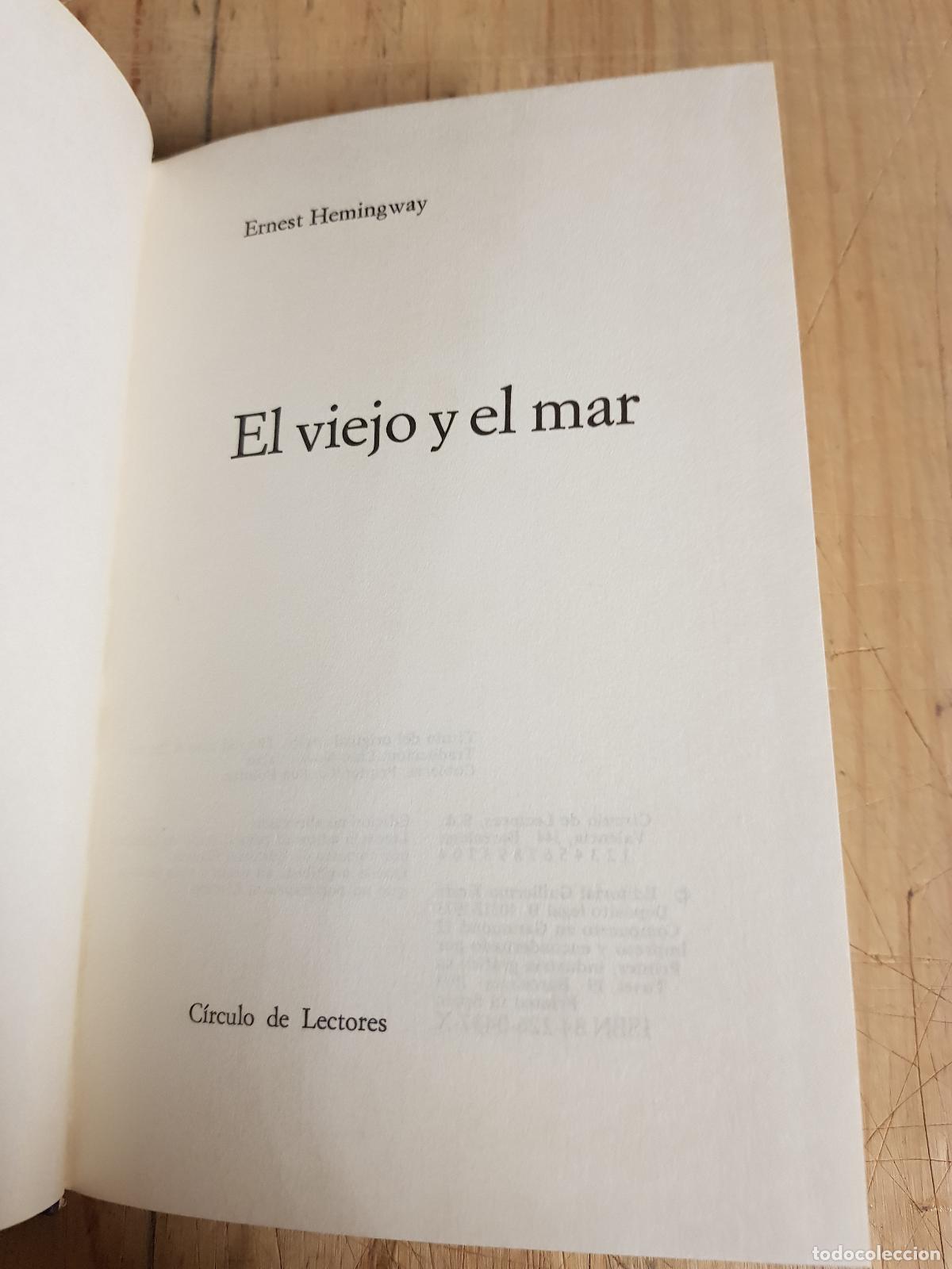 Libros: El viejo y el mar - Ernest Hemingway - Foto 2