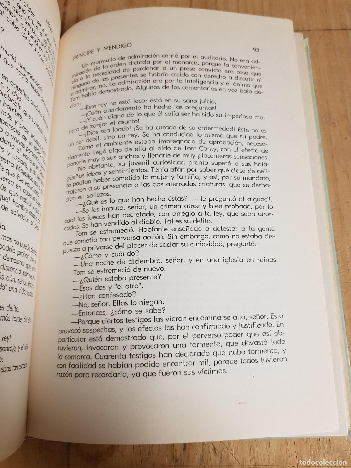 Libros: Principe y mendigo - Mark Twain - Foto 4