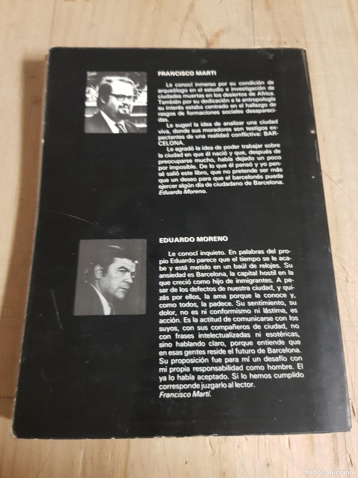 Libros: Barcelona &iquest;A d&oacute;nde vas? - Francisco Mart&iacute; / Eduardo Moreno - Foto 2