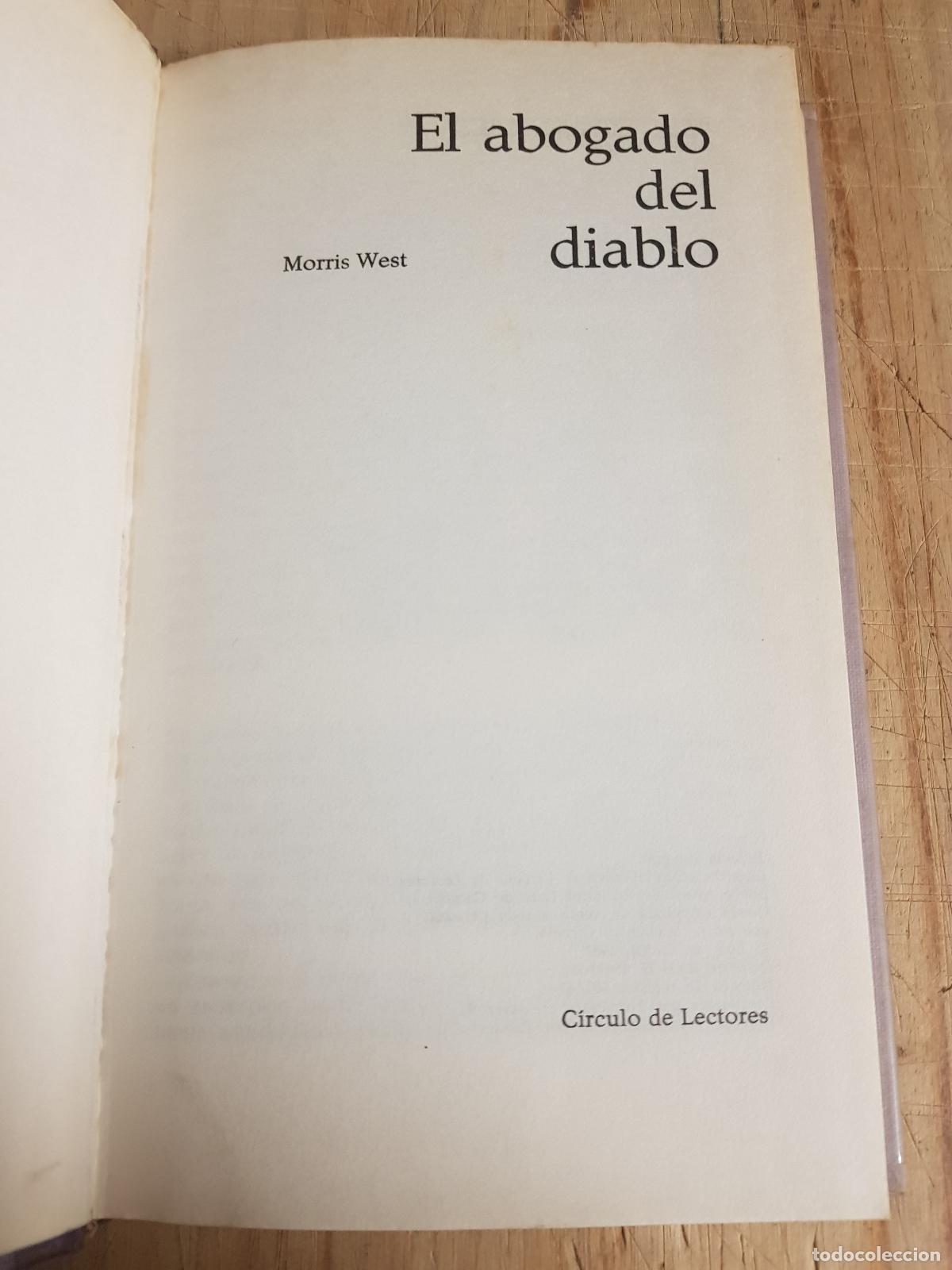 Libros: El abogado del diablo - Morris West - Foto 5