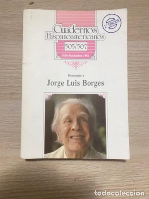 Libros: HOMENAJE A JORGE LUIS BORGES, CUADERNOS HISPANOAMERICANOS - Foto 1