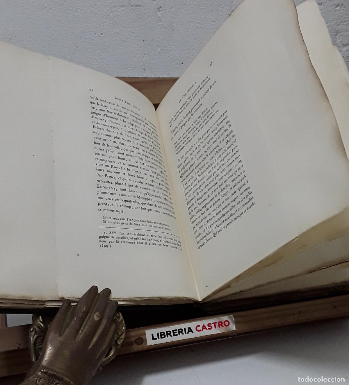 Libros: La Satyre M&eacute;nipp&eacute;e ou la vertu de catholicon (Num&eacute;rot&eacute;) - An&oacute;nimo. - Foto 3