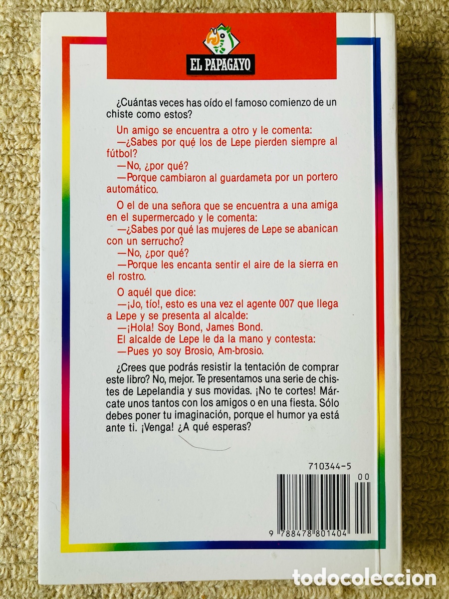 Libros: Chistes de Lepe Javier Tapia 1992 - Foto 3