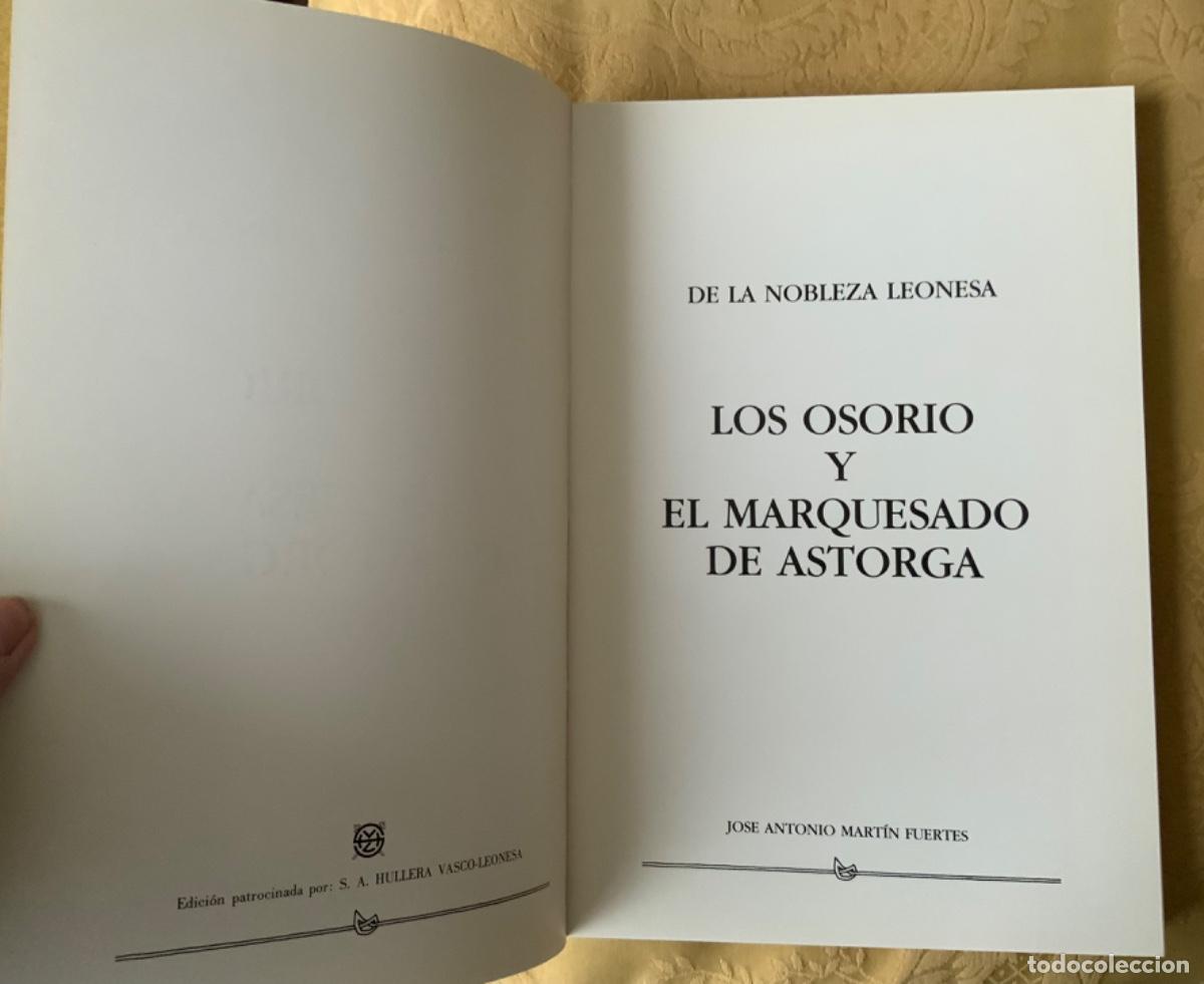 Libros: DE LA NOBLEZA LEONESA EL MARQUESADO DE ASTORGA - Foto 4