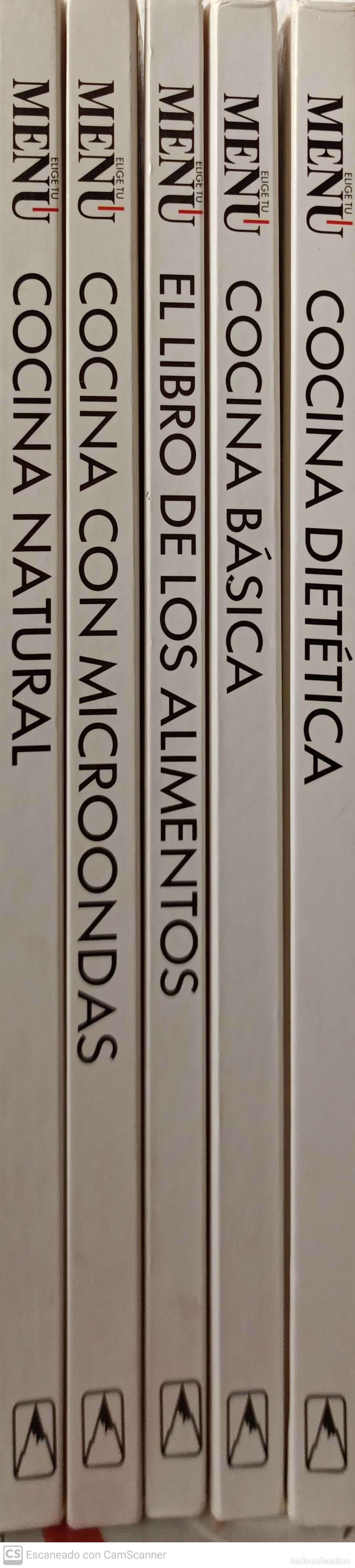 Libros: Elige tu men&uacute;. 5 tomos - Foto 1