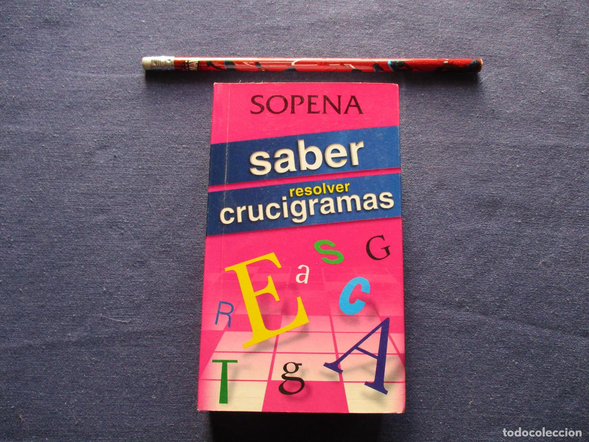 Libros: SOPENA &middot; SABER RESOLVER CRUCIGRAMAS - Foto 1