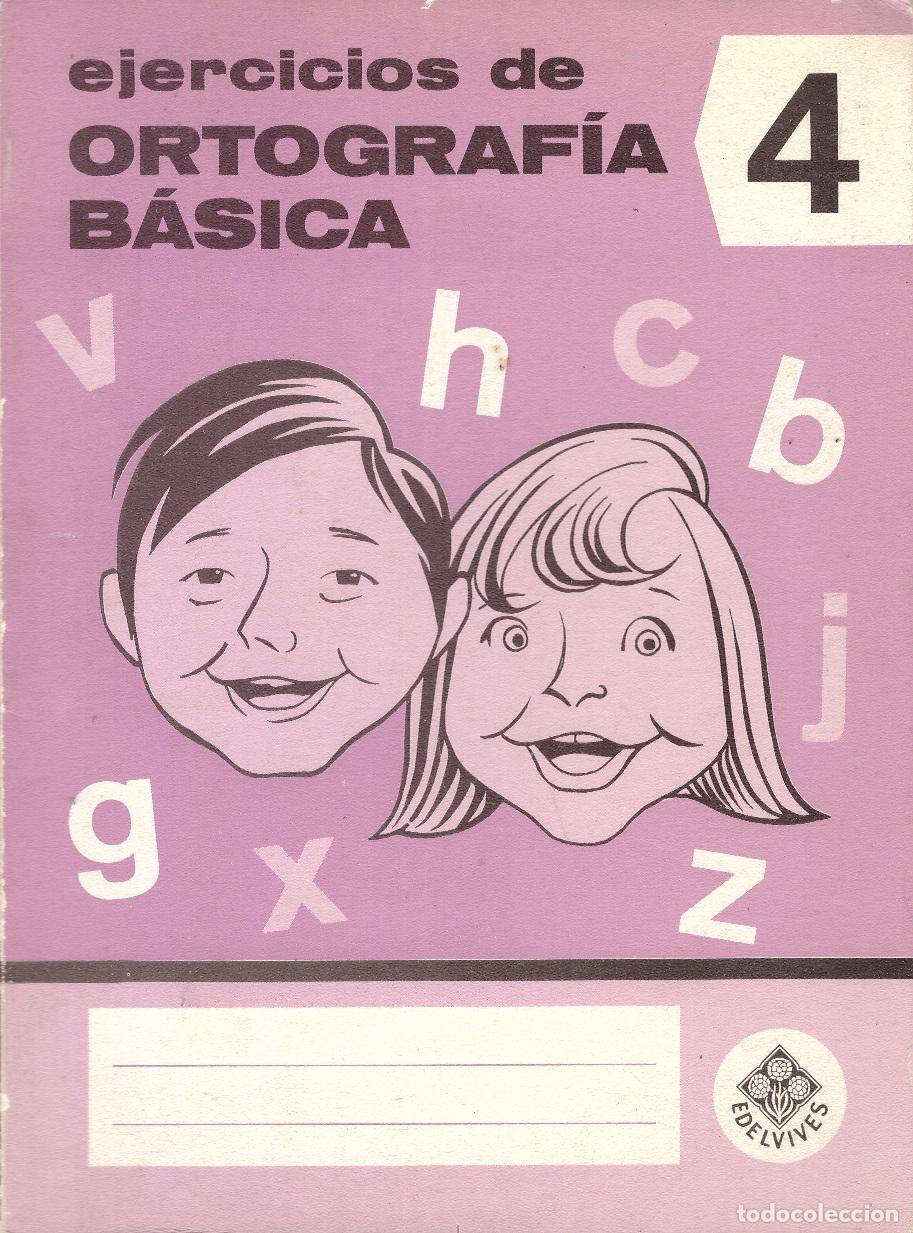 Libros: Ejercicios de ortografia basica 4 - Edelvives - OFERTAS DOCABO - Foto 1