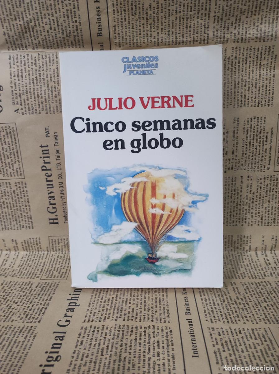 Libros: CINCO SEMANAS EN GLOBO JULIO VERNE - Foto 1