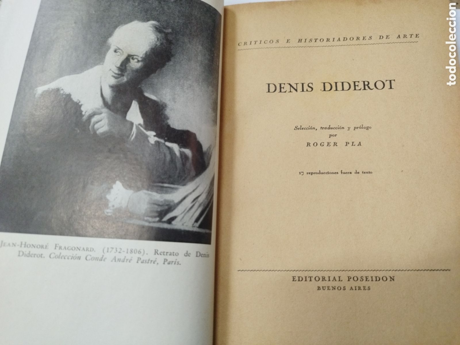 Libros: DENIS DIDEROT - PLA,Roger (Selecci&oacute;n,traducci&oacute;n y pr&oacute;logo) - Foto 1