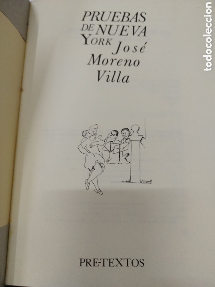 Libros: PRUEBAS DE NUEVA YORK - MORENO VILLA,Jos&eacute; - Foto 5