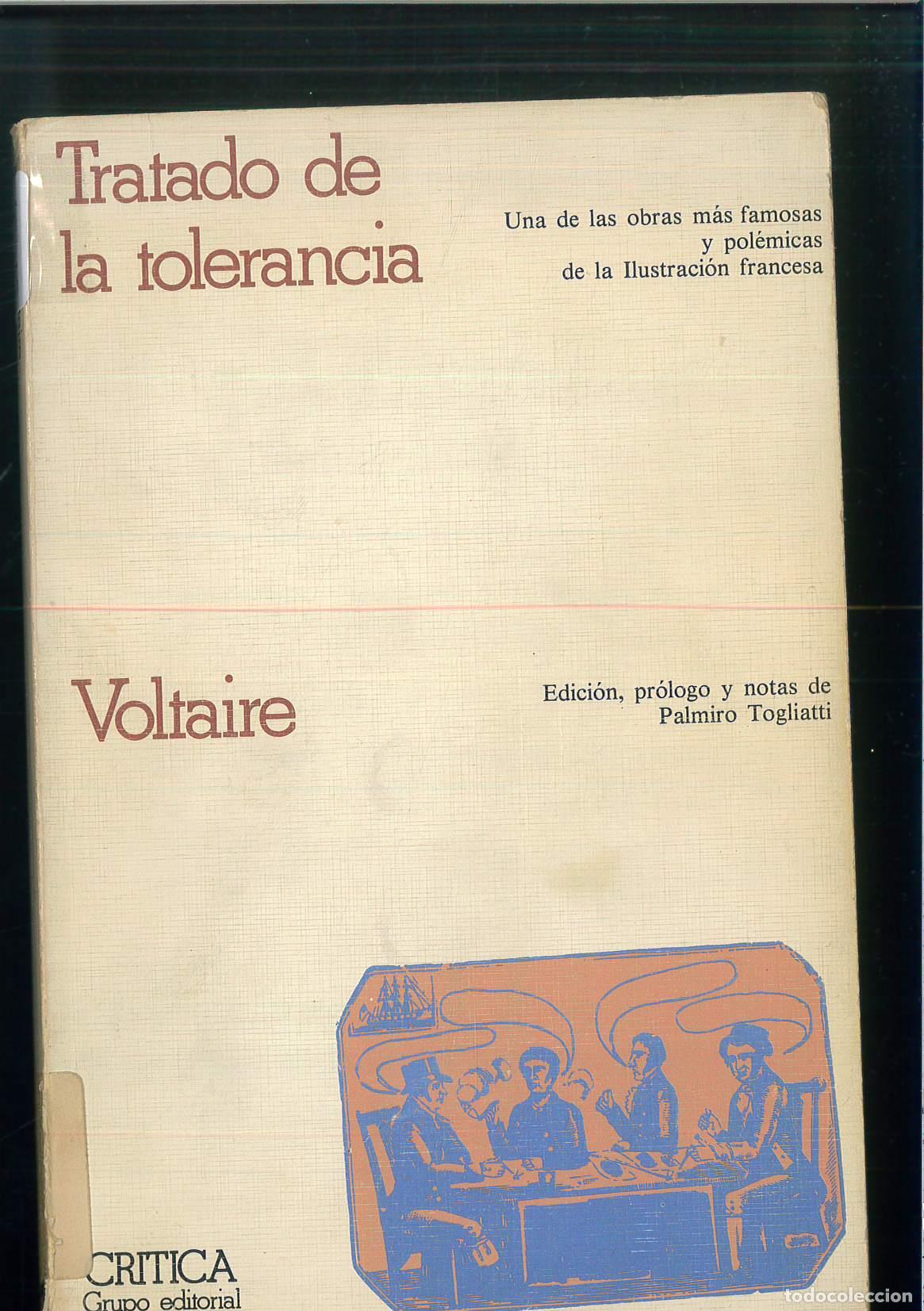 Libros: TRATADO DE LA TOLERANCIA - VOLTAIRE - Foto 1