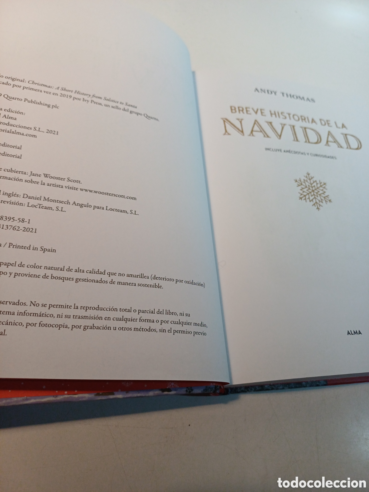 Libros: Breve historia de la Navidad Andy Thomas 2021 - Foto 2