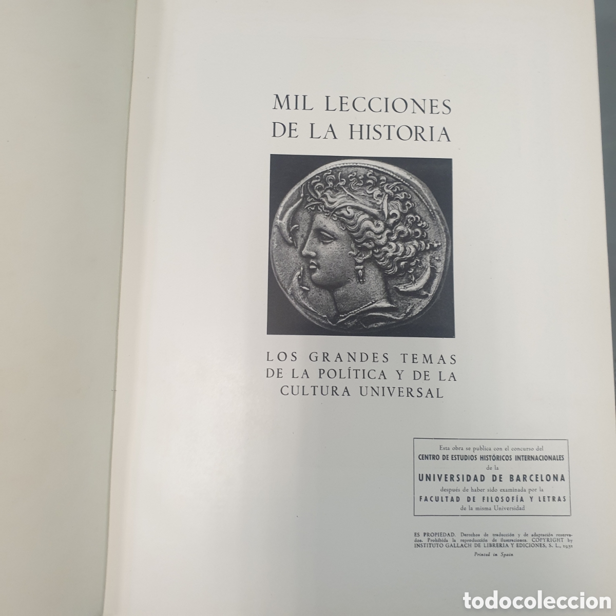 Libros: MIL LECCIONES DE LA HISTORIA 2 VOLUMENES IMPECABLES - Foto 3