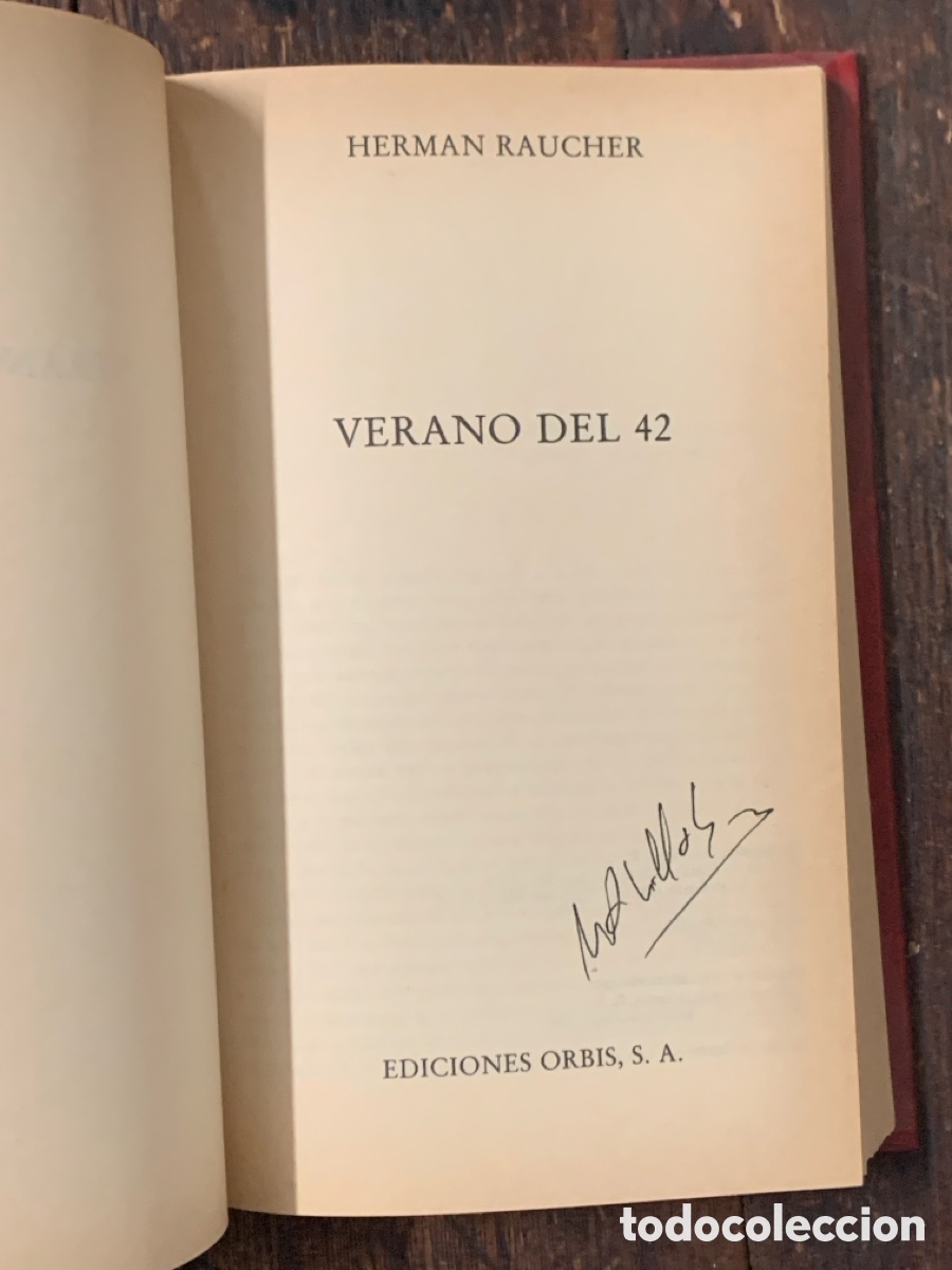 Libros: Verano del 42, Herman Raucher - ORBIS 1987 - Foto 2