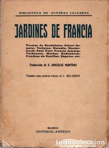 Libri di seconda mano: Jardines de Francia - Baudelaire / Verlaine / Heredia / Fort / Jammes y otros