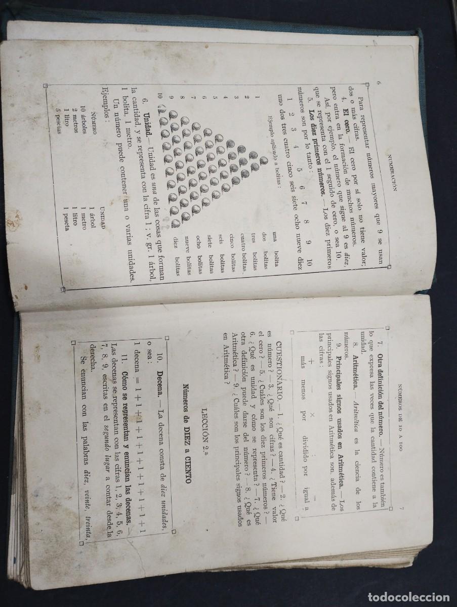 Libros: ARITM&Eacute;TICA DE PRIMER GRADO. EDITORIAL FTD. BARCELONA 1930 - Foto 4