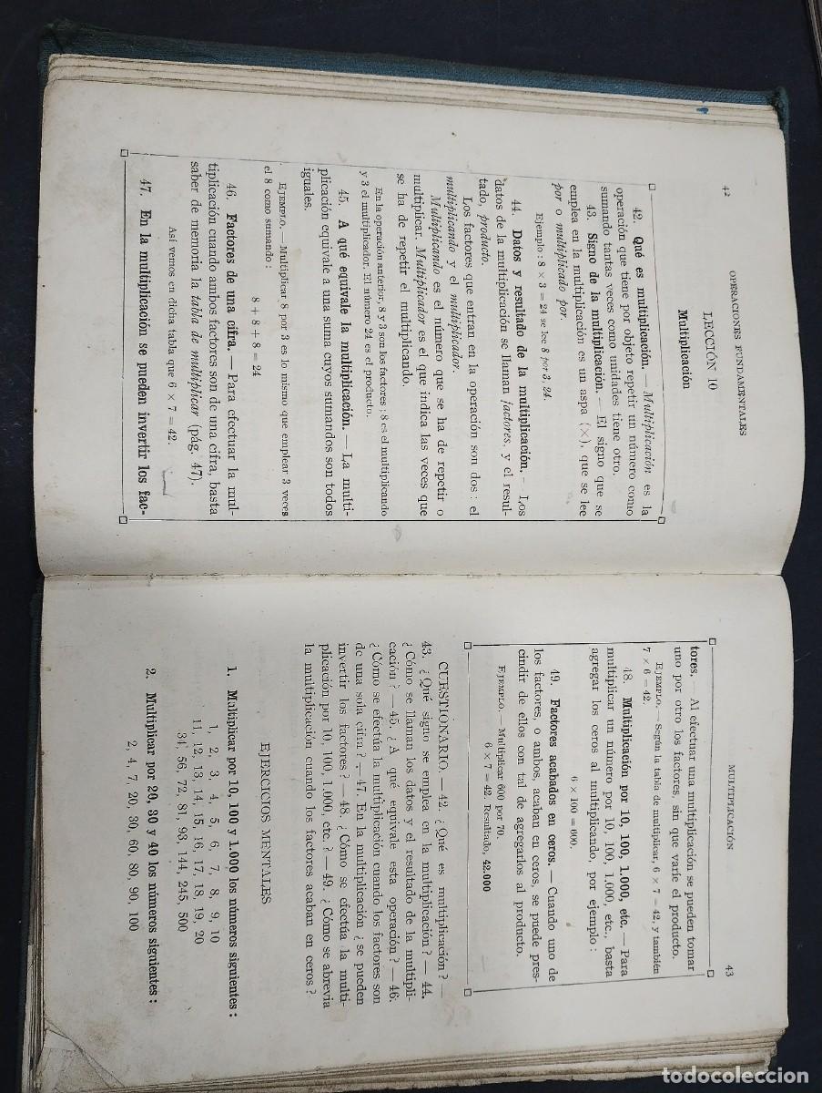 Libros: ARITM&Eacute;TICA DE PRIMER GRADO. EDITORIAL FTD. BARCELONA 1930 - Foto 6