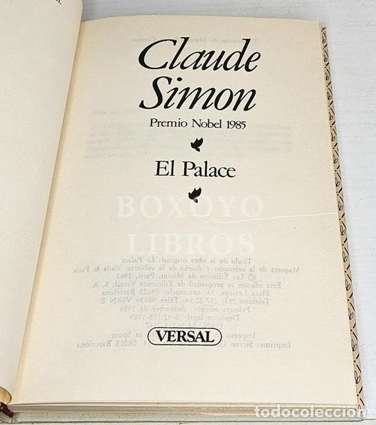 Libros: SIMON, Claude. El Palace - Foto 2
