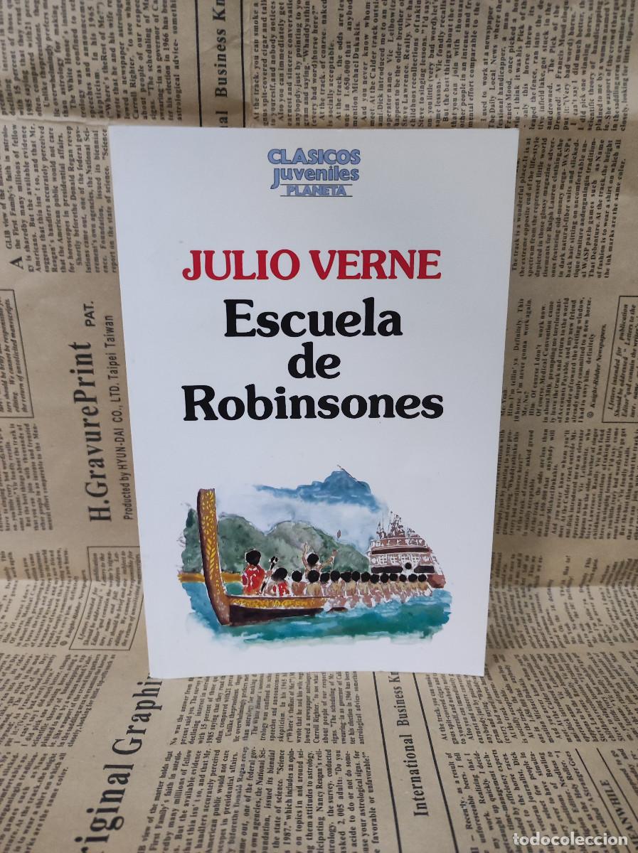 Libros: ESCUELA DE ROBINSONES JULIO VERNE - Foto 1
