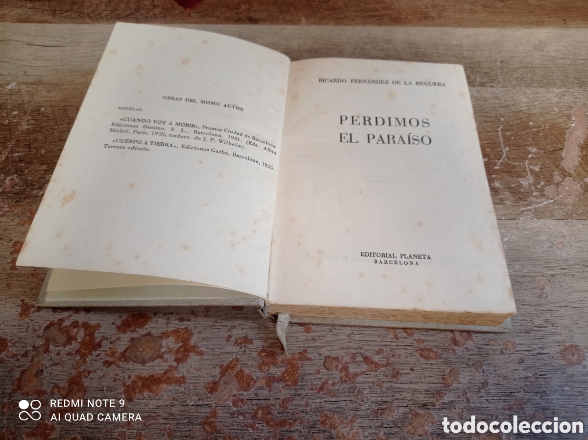 Libros: Perdimos el para&iacute;so Ricardo Fern&aacute;ndez de la reguera - Foto 1