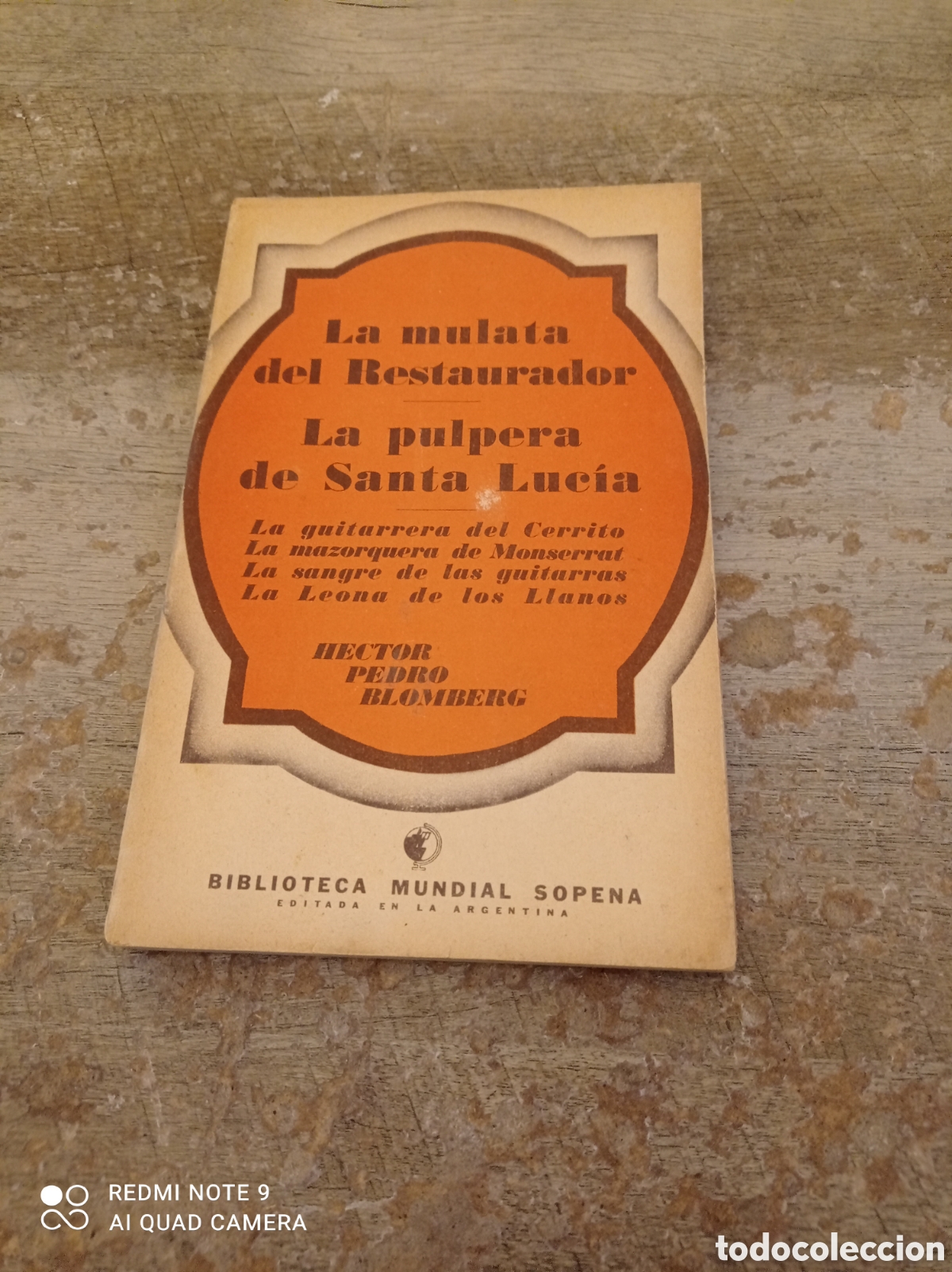Libros: La mulata del restaurador H&eacute;ctor pedro blomberg - Foto 1