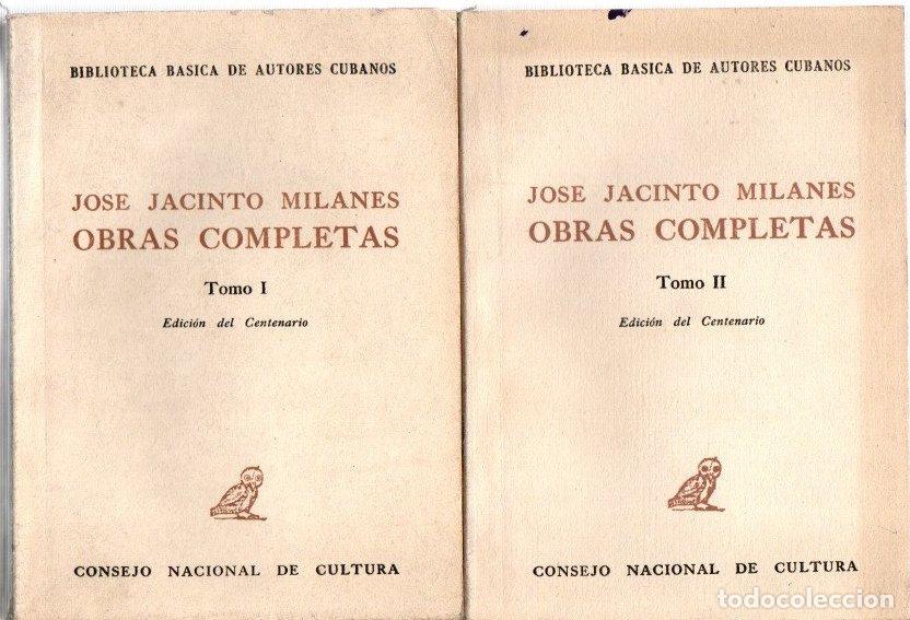 Libros: Obras completas. Tomos I y II - Milanes, Jos&eacute; Jacinto - Foto 1