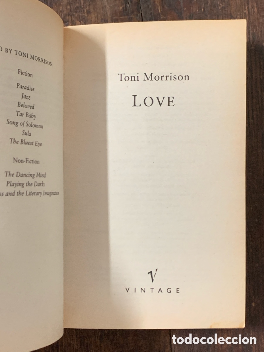 Libros: Love, Toni Morrison - VINTAGE 2003 (En Ingl&eacute;s) - Foto 2