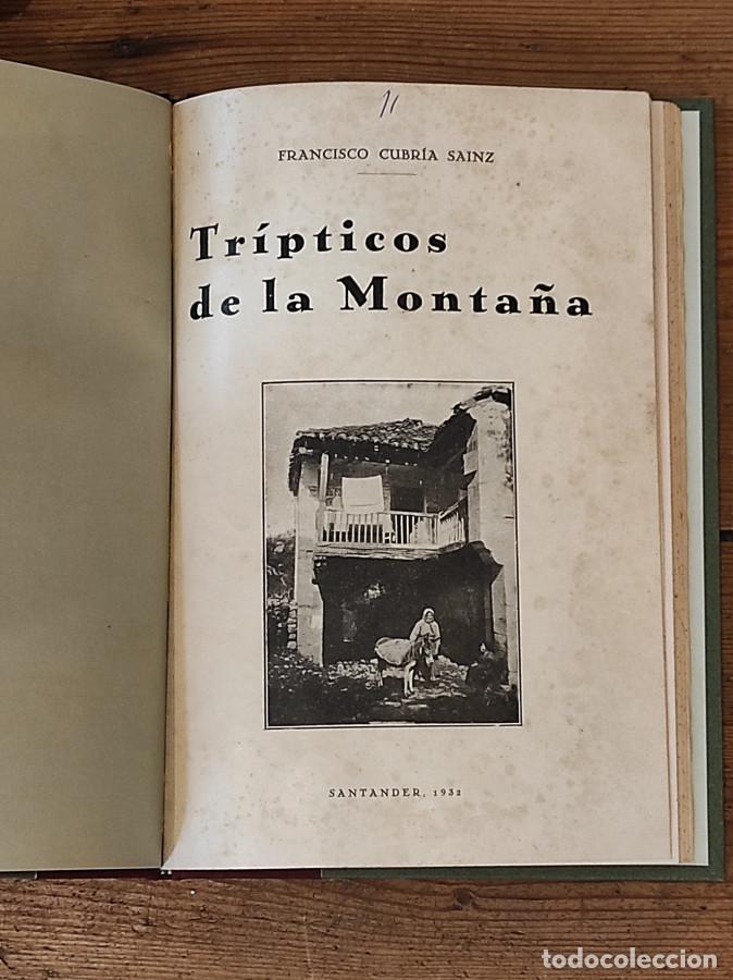 Libros: Tr&iacute;pticos de la Monta&ntilde;a. - Cubr&iacute;a Sainz, Francisco. - Foto 1