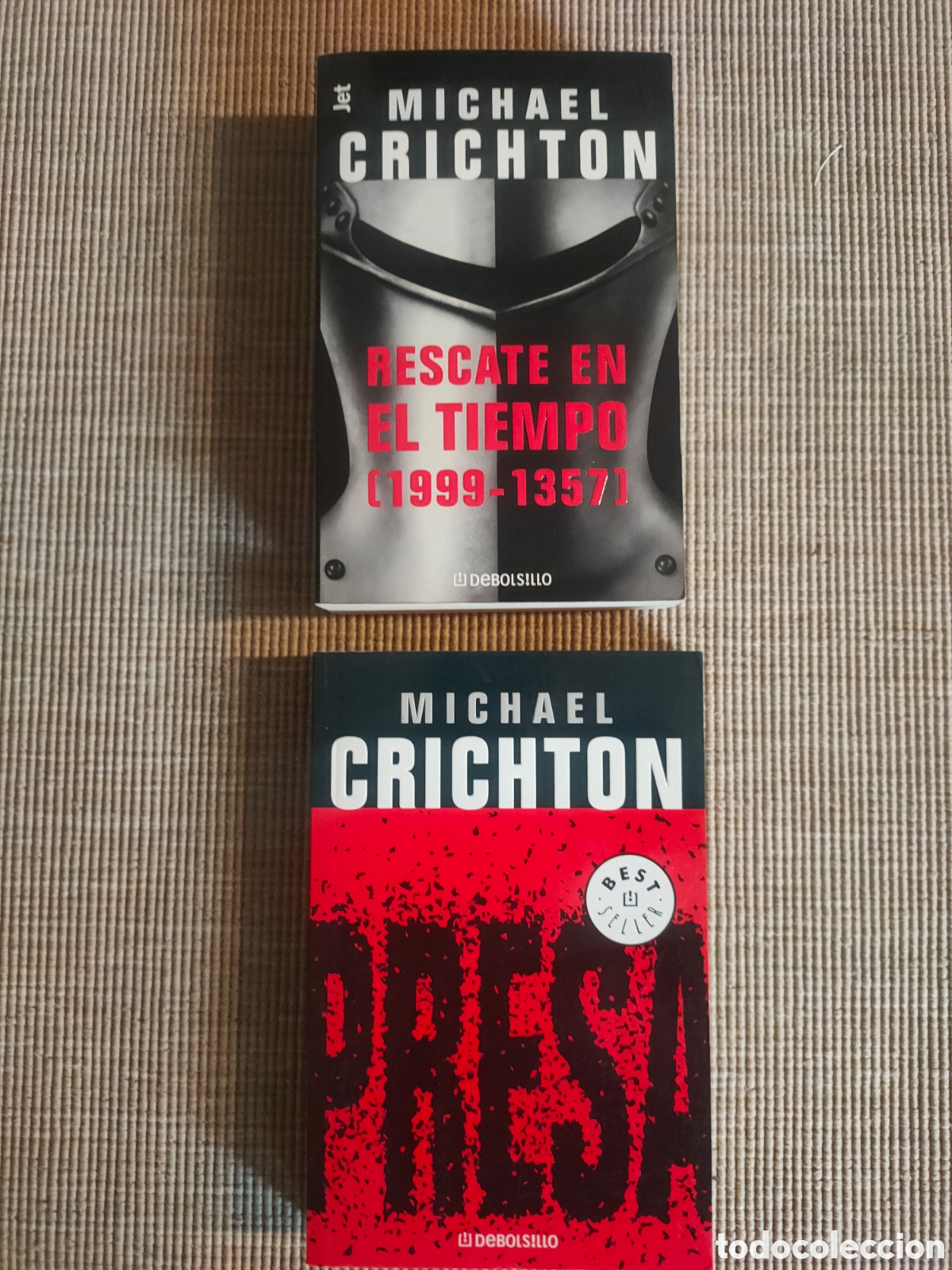 Libros: MICHAEL CRICHTON ***LOTE 2 LIBROS**&rdquo; - Foto 1