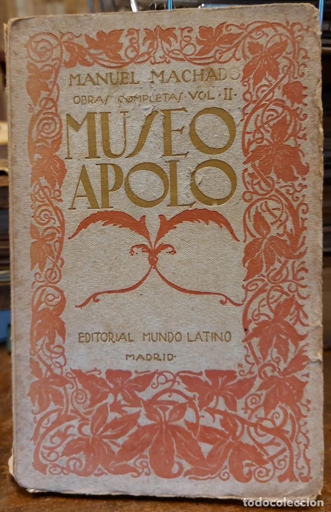 Libros: MUSEO APOLO. - MACHADO, Manuel. - Foto 1