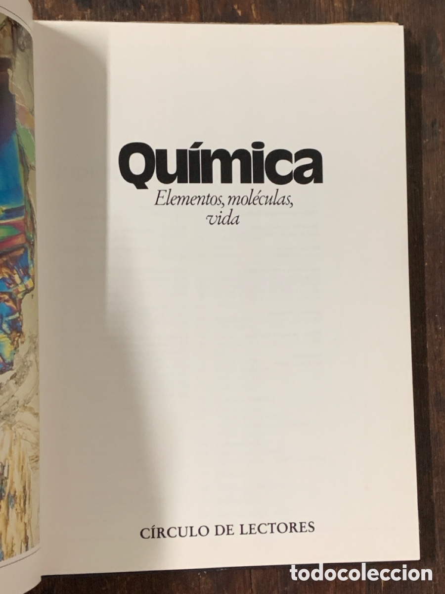 Libros: Qu&iacute;mica. Elementos, Mol&eacute;culas, Vida - VIDA Y CIENCIA - Foto 2