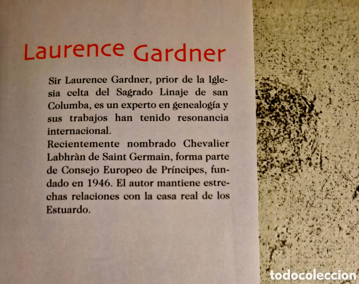 Libros: LA HERENCIA DEL SANTO GRIAL - Laurence Gardner - Foto 2