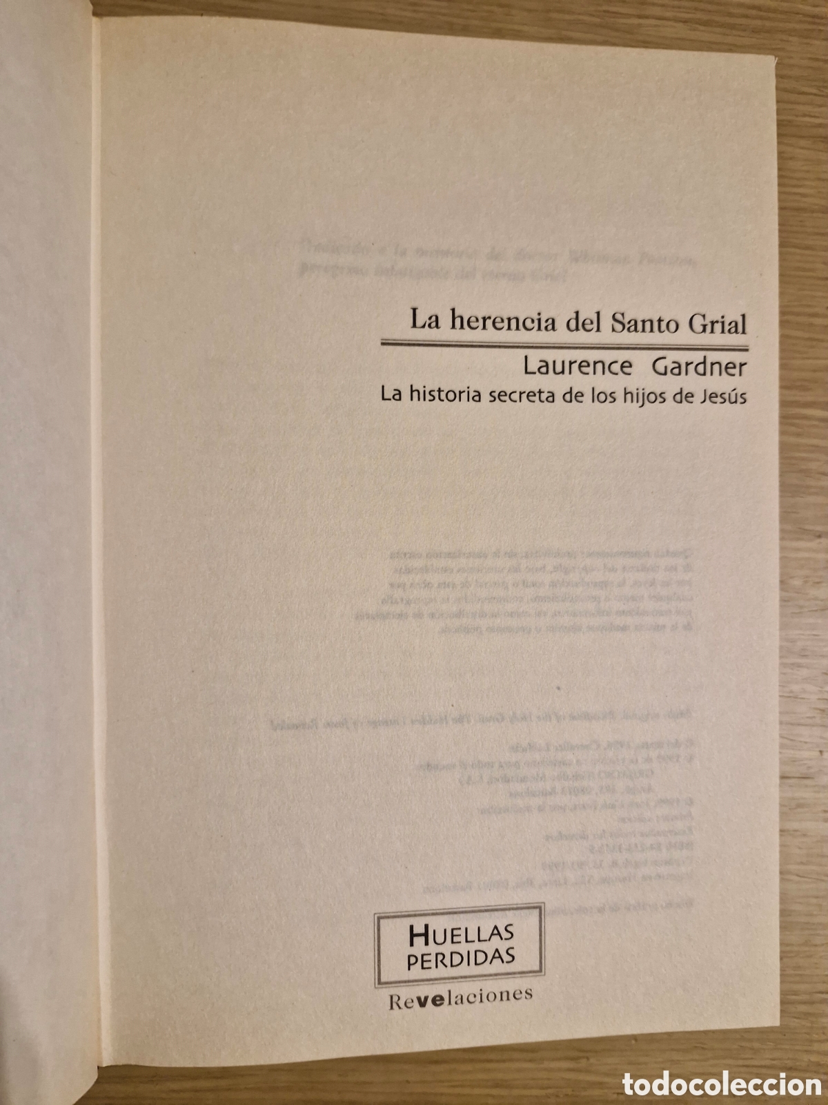 Libros: LA HERENCIA DEL SANTO GRIAL - Laurence Gardner - Foto 3
