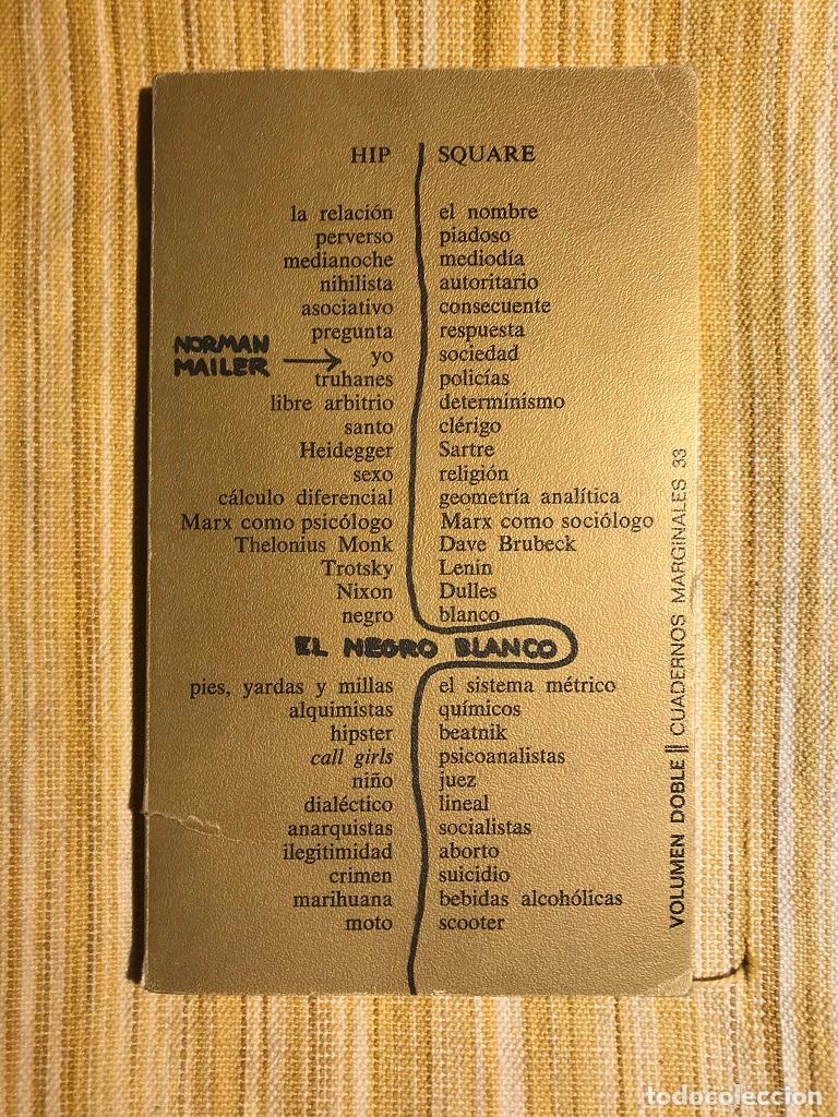 Libros: El negro blanco - Norman Mailer - Foto 1