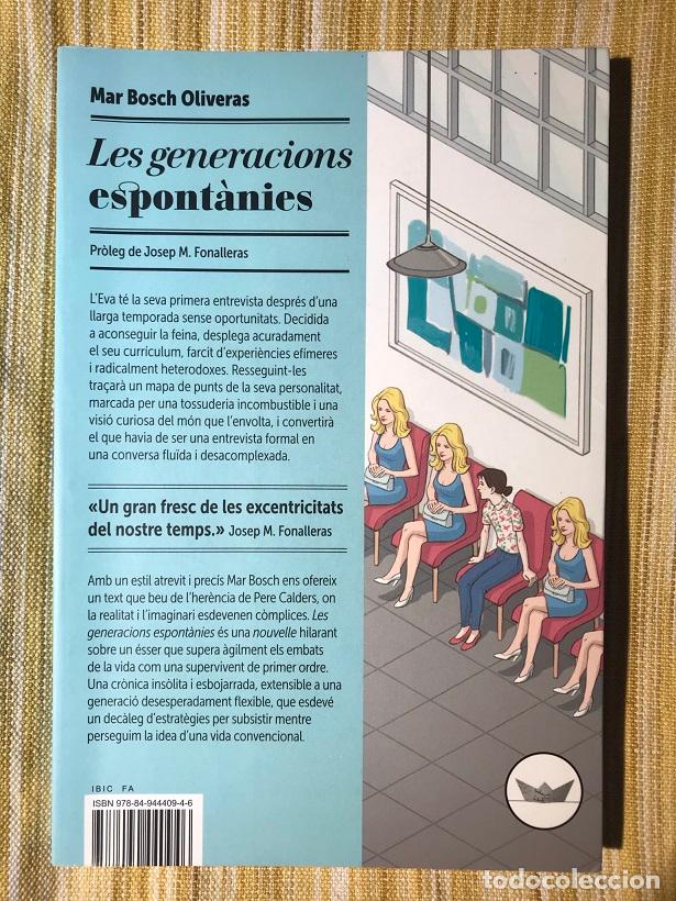 Libros: Les generacions espont&agrave;nies - Mar Bosch Oliveras - Foto 1