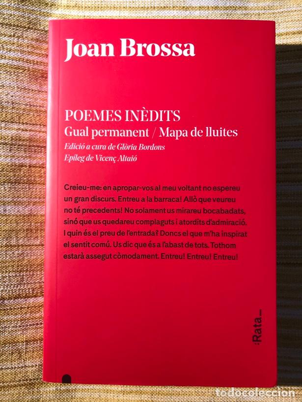 Libros: Poemes in&egrave;dits. Gual permanent. Mapa de lluites - Joan Brossa - Foto 1